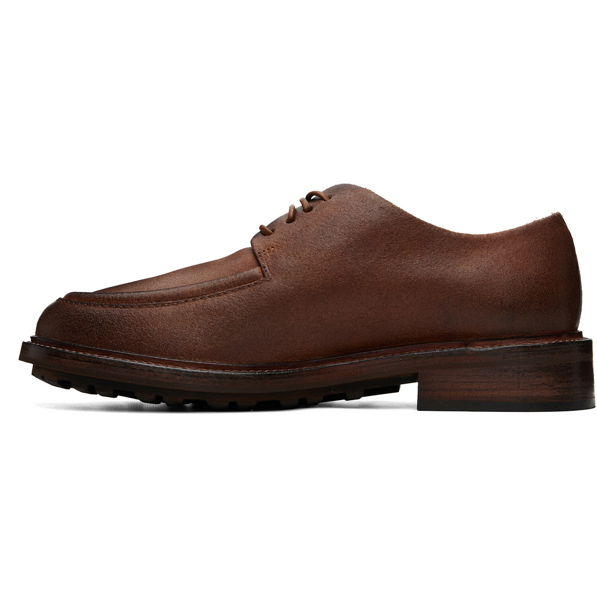 Marsèll Brown Gruboot Waxed Reversed Leather Derbys