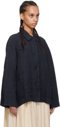 CASEY CASEY Navy Drays Travail Jacket