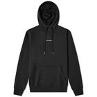 Calvin Klein Men's Micro Branding Hoody in Black