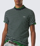Loewe Striped cotton-blend terry T-shirt