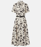 Altuzarra Kiera printed cotton-blend shirt dress
