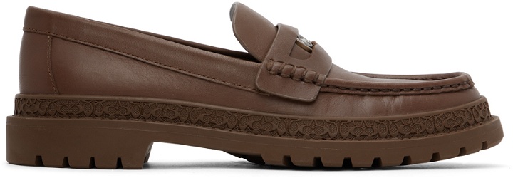 Photo: Coach 1941 Brown Coin Loafers