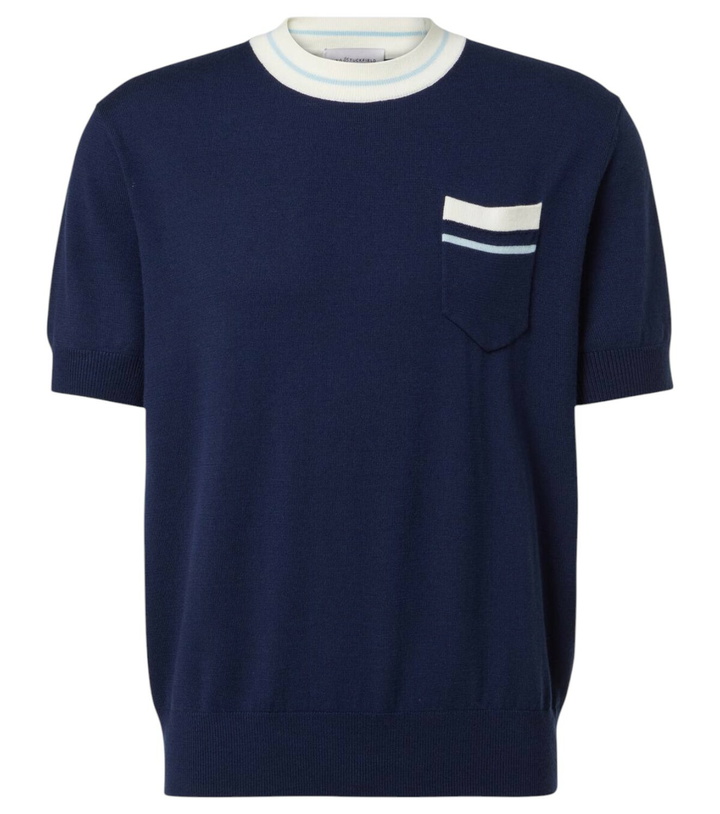 Photo: King & Tuckfield Knitted wool T-shirt