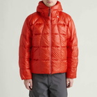 Goldwin Men's 0 Three-Dimensional Down Parka Jacket in Scarlet