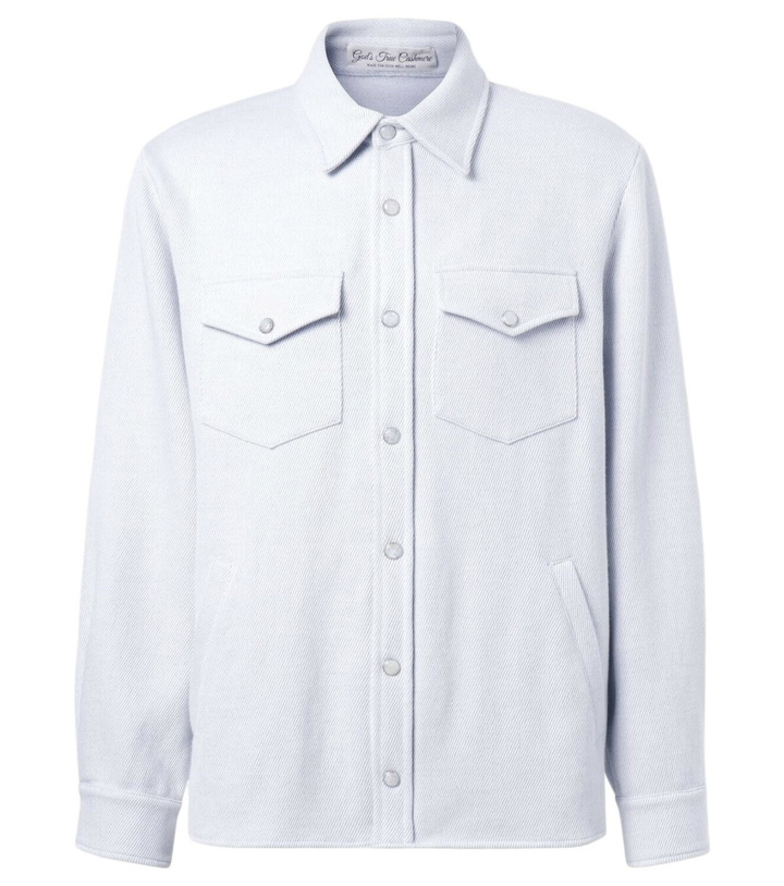 Photo: God's True Cashmere Explorer cashmere and cotton denim jacket