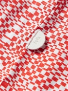 Folk - Seoul Printed Linen and Cotton-Blend Shirt - Red