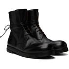 Marsèll Black Zucca Zeppa Combat Boots