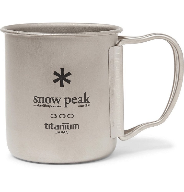 Photo: Snow Peak - Logo-Print Stainless Steel Mug - Silver
