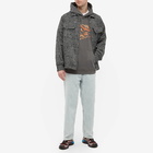 Billionaire Boys Club Men's Animal Arch Logo Popover Hoody in Grey