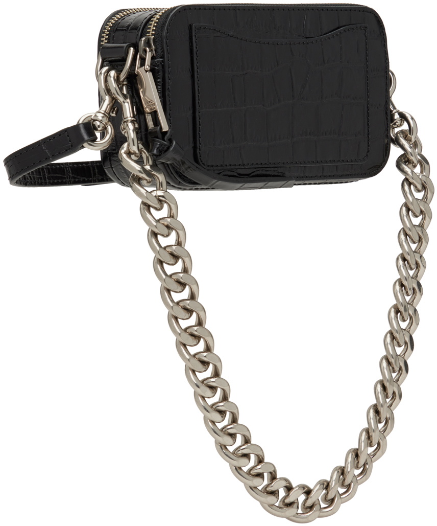 Marc Jacobs Black 'The Croc-Embossed Snapshot' Bag Marc Jacobs Marc Jacobs Black 'The Croc-Embossed Snapshot' Bag Marc Jacobs