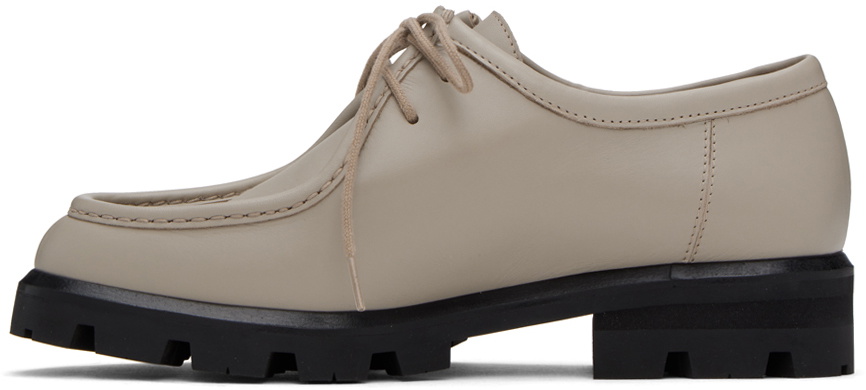 Legres Taupe Lace-Up Derbys