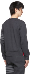 Thom Browne Grey Cotton Sweatshirt