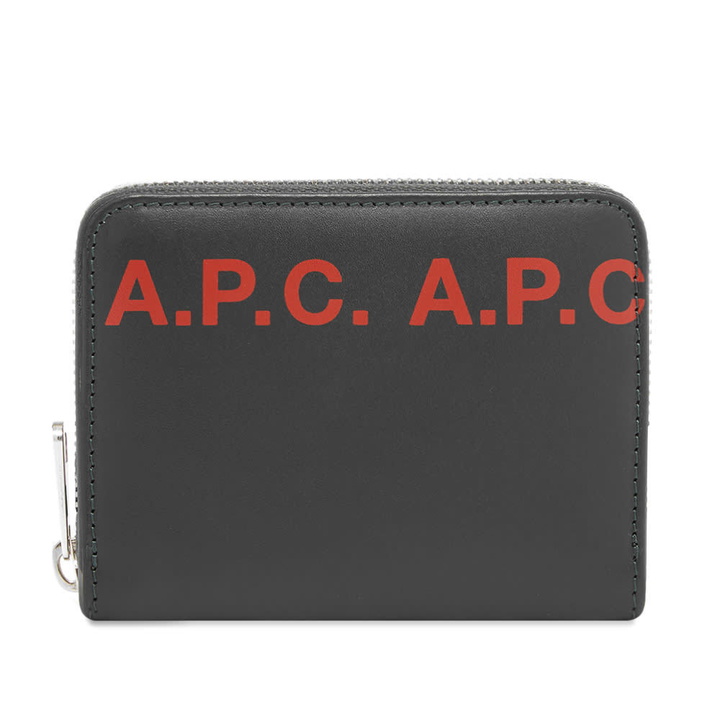 Photo: A.P.C. Logo Zip Wallet