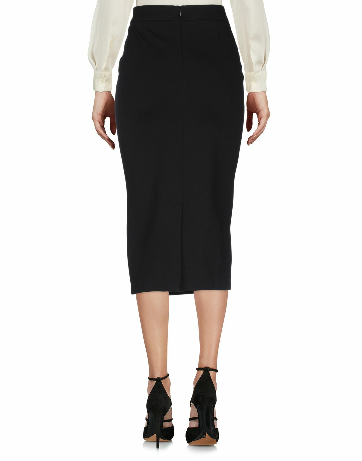 Jucca Womens Midi skirt in Black