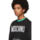 Moschino Black Jacquard Couture Sweater