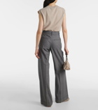 Brunello Cucinelli Wide-leg virgin wool pants