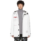 Heron Preston White High Tech Parka