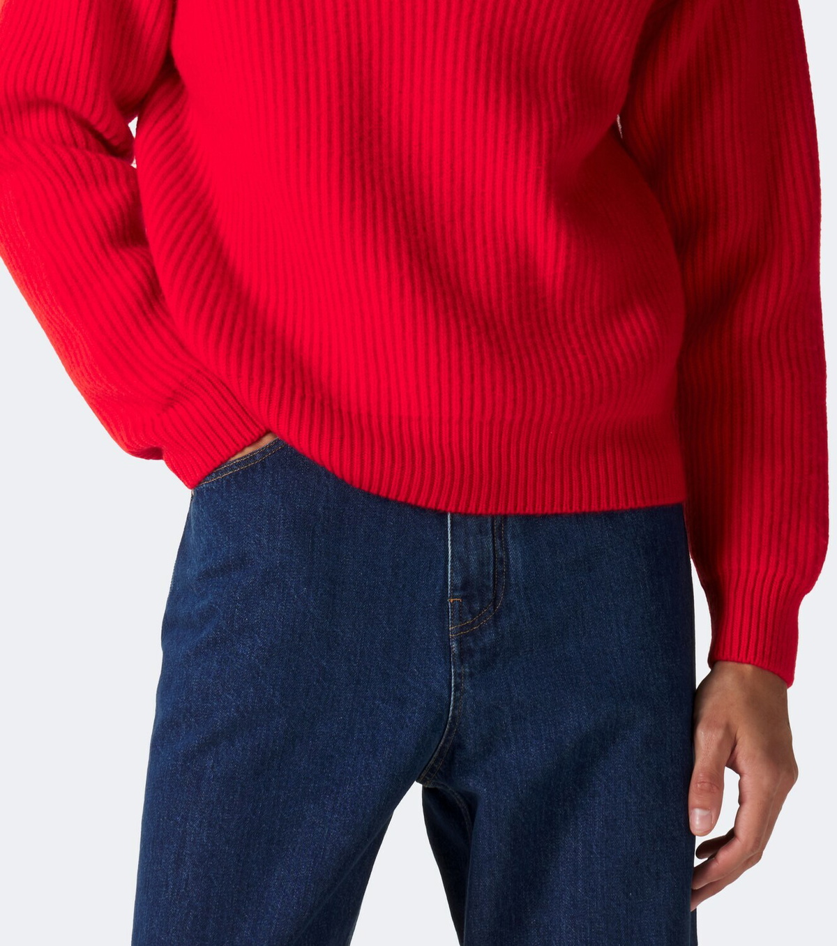 Jil Sander Wool half-zip sweater