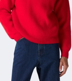 Jil Sander Wool half-zip sweater