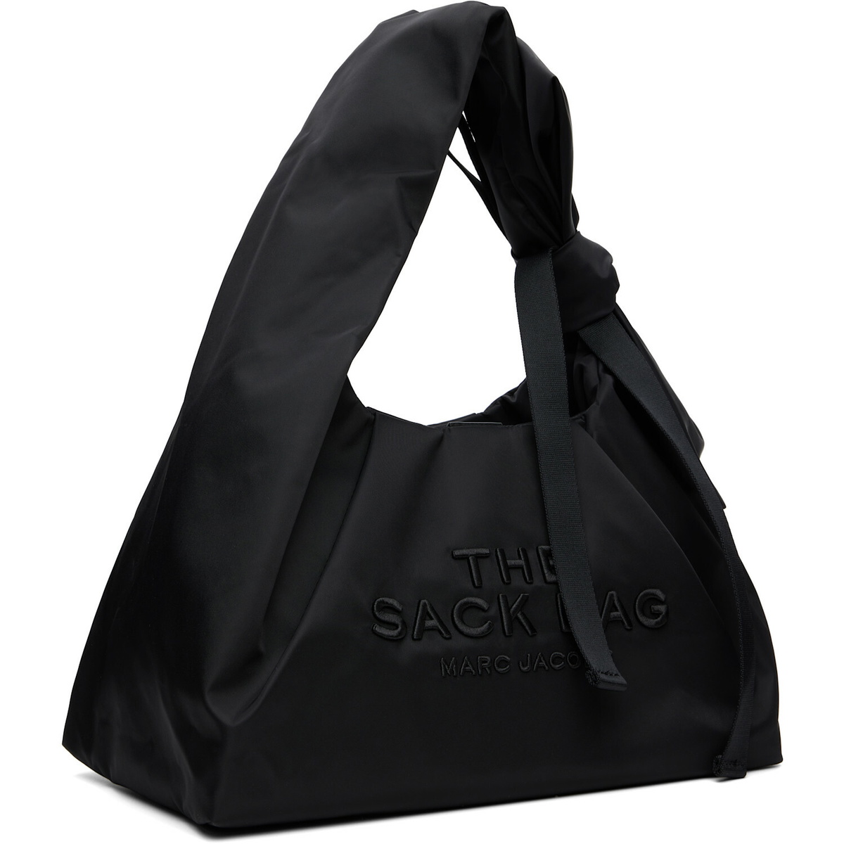 Marc Jacobs Black 'The Bow Nylon Sack' Tote