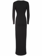 TOM FORD Stretch Wool Knit Long Dress