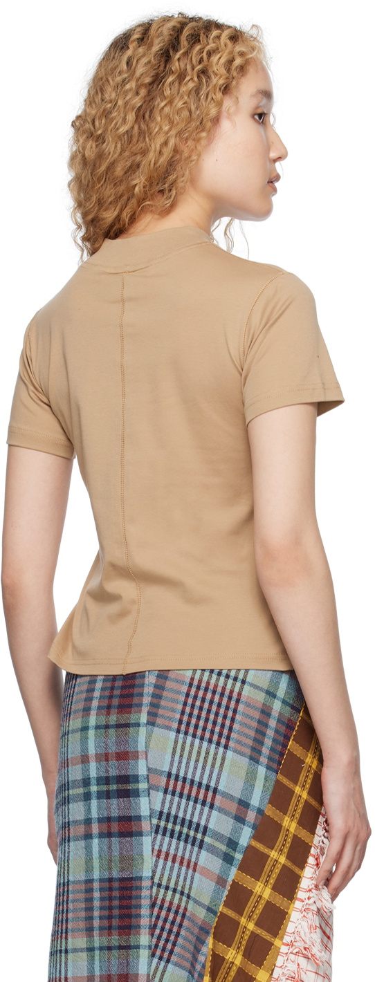 Song for the Mute Tan Split T-Shirt