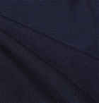 PAUL SMITH - Slim-Fit Merino Wool Half-Zip Sweater - Blue