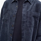 Oliver Spencer Men's Cord Treviscoe Shirt in Blue