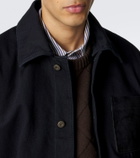 Bottega Veneta Shearling-trimmed denim jacket