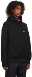 Comme des Garçons Homme Black Embroidered Logo Hoodie