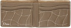 Dime Brown Quilted Wallet