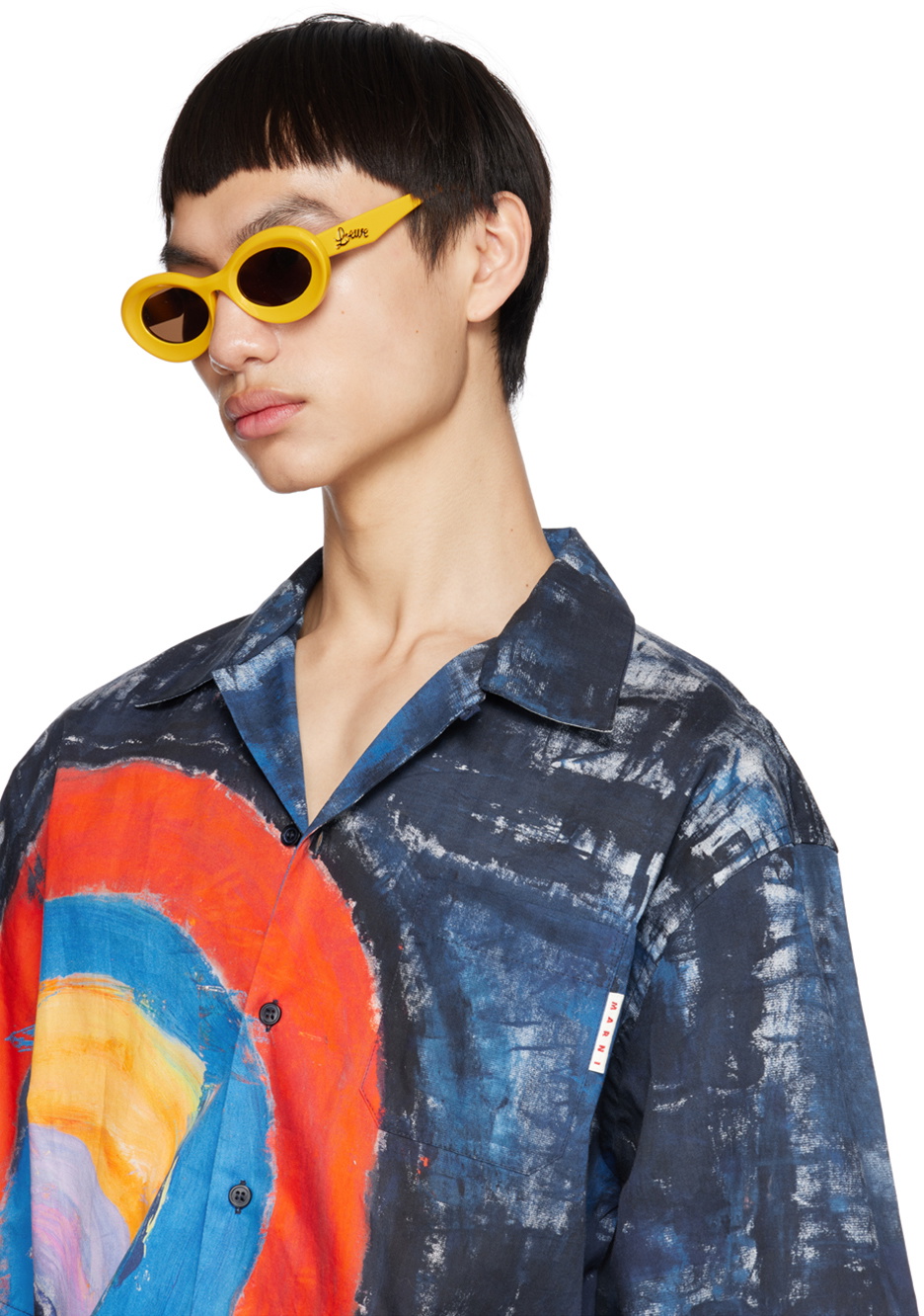 Loewe Yellow Loop Sunglasses Loewe
