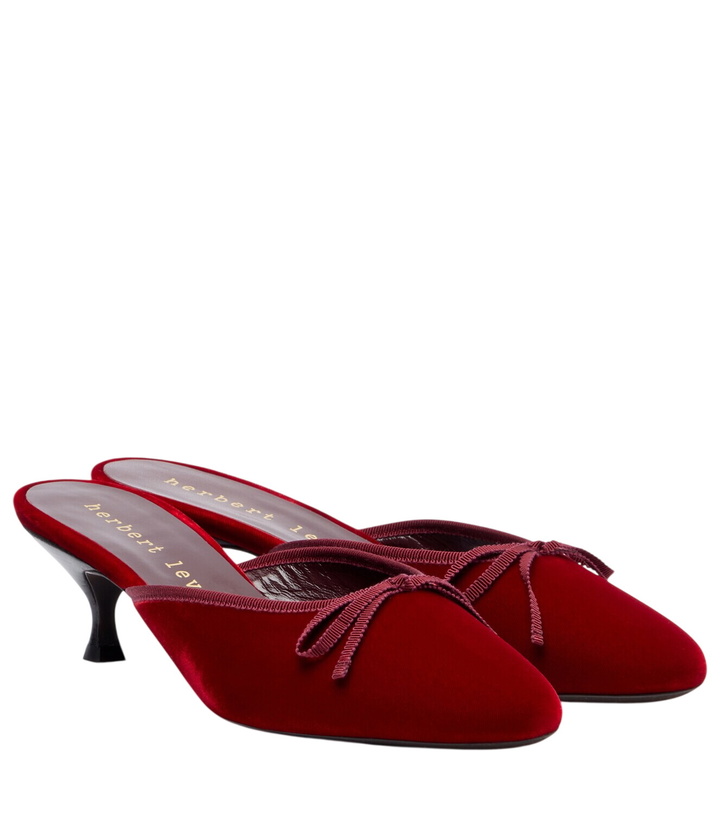 Photo: Herbert Levine 24/7 velvet mules