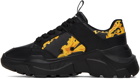 Versace Jeans Couture Black & Gold Speedtrack Sneakers