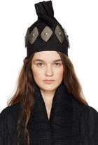 The Row Black Tah Beanie