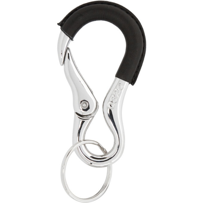 Photo: 032c Silver Leather Carabiner Keychain