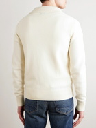 TOM FORD - Wool-Blend Half-Zip Sweater - White