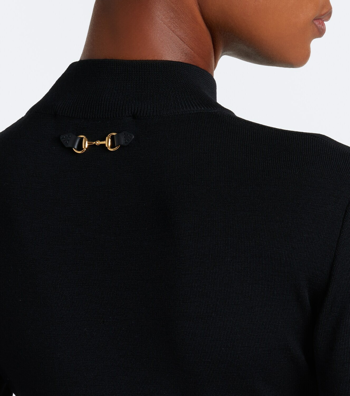 Gucci Horsebit wool midi dress