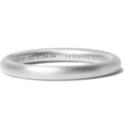 Le Gramme - Le 5 Brushed Sterling Silver Ring - Men - Silver