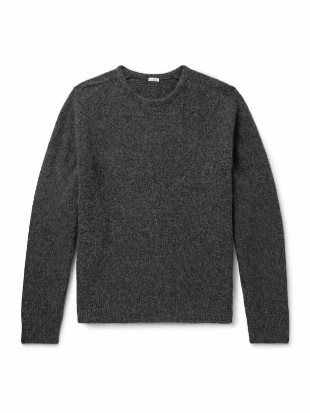 Photo: A.PRESSE - Brushed-Cashmere Sweater - Gray
