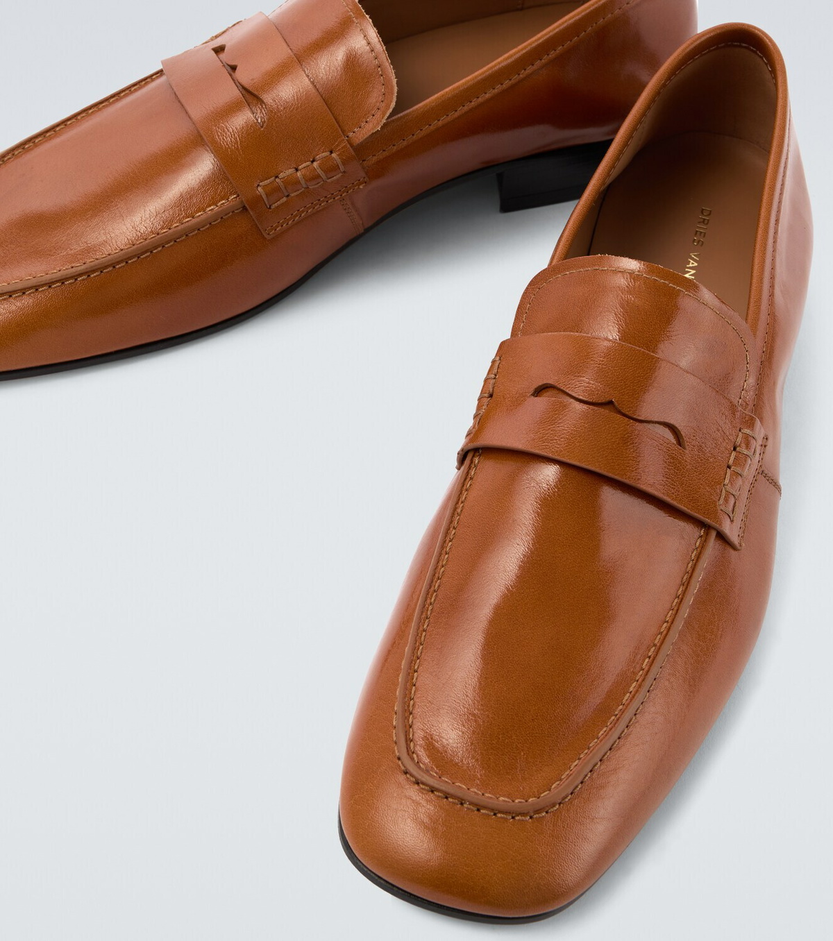 Dries Van Noten Leather penny loafers