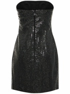 ROTATE - Sequined Twill Mini Dress