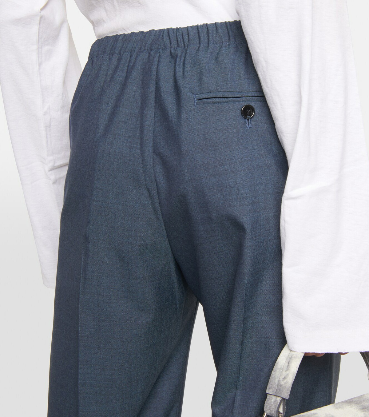 Acne Studios Low-rise wool straight pants Acne Studios