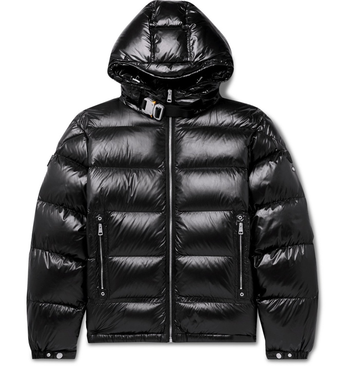 Photo: Moncler Genius - 6 Moncler 1017 ALYX 9SM Quilted Nylon Hooded Down Jacket - Black