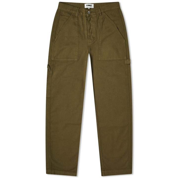 Photo: YMC Men's Painter Trousers in Olive