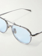 Jacques Marie Mage - Commander Aviator-Style Titanium Sunglasses