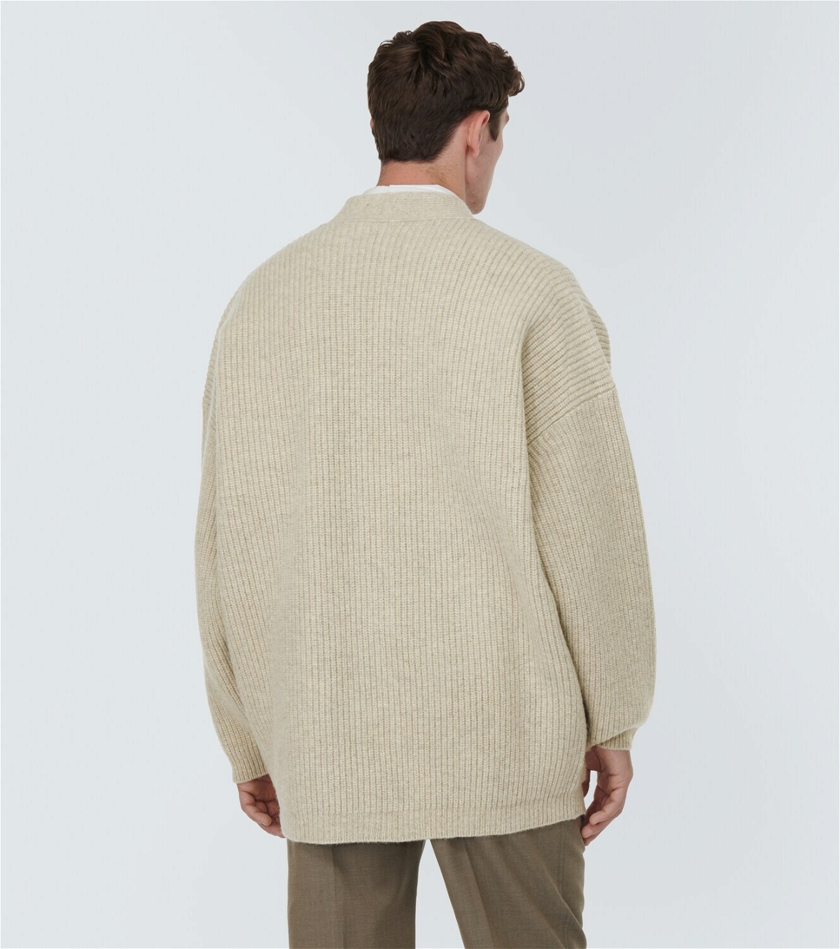 Lemaire Ribbed-knit wool cardigan Lemaire