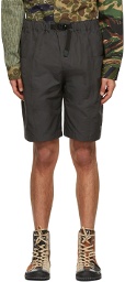 South2 West8 Grey Belted Center Seam Shorts