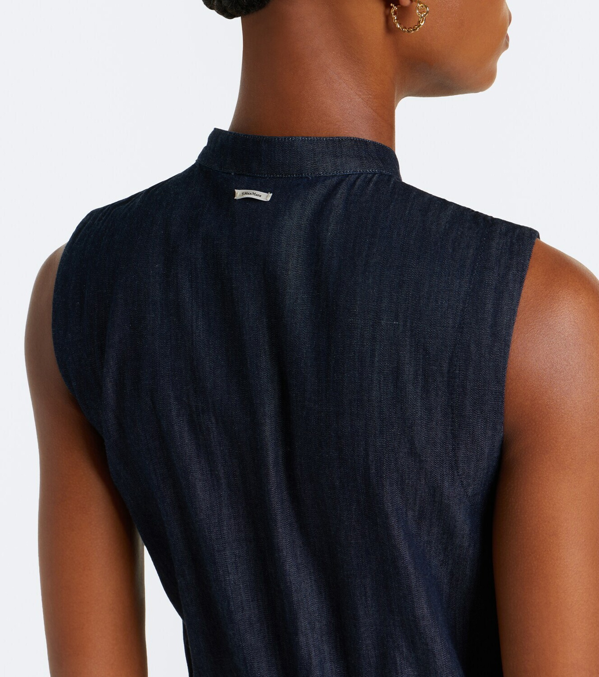 'S Max Mara Wide-leg denim jumpsuit