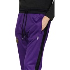 Marcelo Burlon County of Milan Purple and Black NBA Edition LA Lakers Track Pants